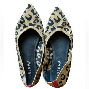 Sierra leopard print ballet flats size 9 -  9.5